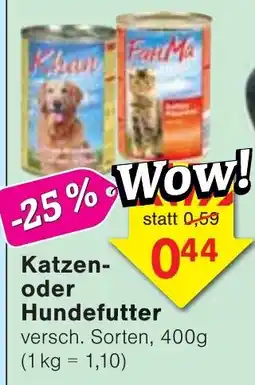Wiglo Wunderland Katzen- oder Hundefutter Angebot