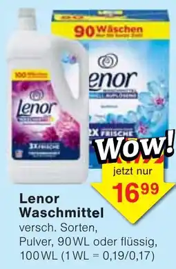 Wiglo Wunderland Lenor Waschmittel Angebot
