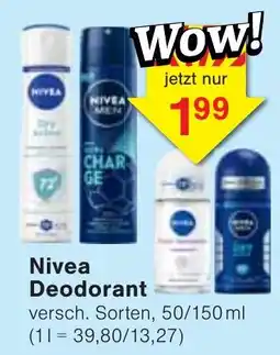 Wiglo Wunderland Nivea Deodorant Angebot