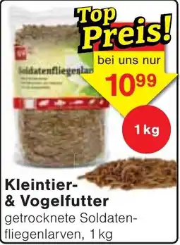 Wiglo Wunderland Kleintier- & Vogelfutter getrocknete Soldatenfliegenlarven Angebot