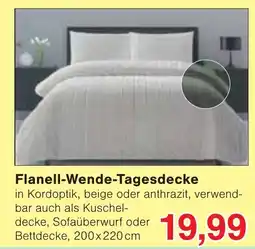 Wiglo Wunderland Flanell-Wende-Tagesdecke Angebot
