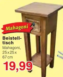 Wiglo Wunderland Mahagoni Beistelltisch Angebot