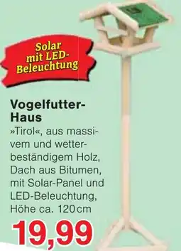 Wiglo Wunderland Vogelfutter-Haus »Tirol« Angebot