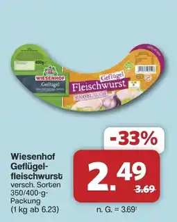 Famila Nord West Wiesenhof Geflügelfleischwurst Angebot