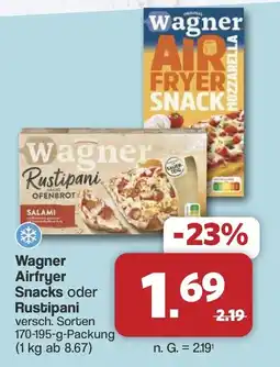 Famila Nord West Wagner Airfryer Snacks oder Rustipani Angebot