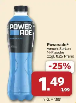 Famila Nord West Powerade Mountain Blast Angebot