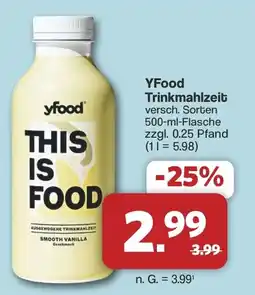 Famila Nord West YFood Trinkmahlzeit Angebot