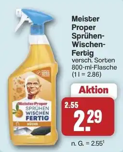Famila Nord West Meister Proper Sprühen-Wischen-Fertig Angebot