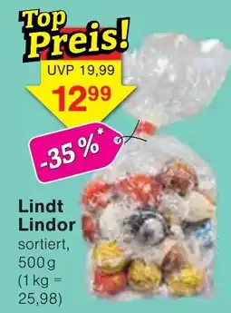 Wiglo Wunderland Lindt Lindor sortiert Angebot