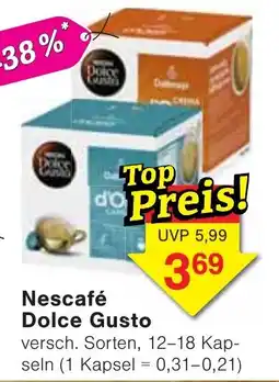 Wiglo Wunderland Nescafé Dolce Gusto Angebot