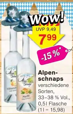 Wiglo Wunderland Alpenschnaps Angebot