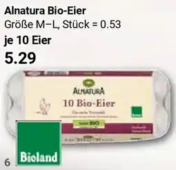 Globus Alnatura Bio-Eier Angebot