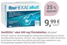 Alliance Healthcare IbuHEXAL akut 400 mg Filmtabletten Angebot