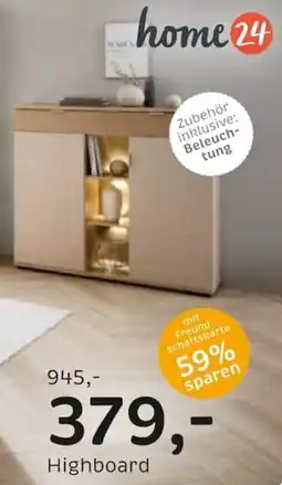 XXXLutz home24 Highboard Angebot