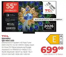 Hirsch und Ille TCL 55A400U QD-Mini LED Angebot