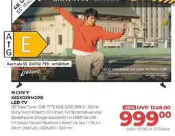 Hirsch und Ille SONY K65XR39M2PB LED-TV Angebot