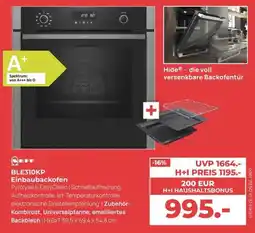 Hirsch und Ille NEFF Einbaubackofen Angebot