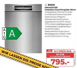 Hirsch und Ille BOSCH Unterbau-Geschirrspüler 60cm Angebot