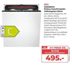 Hirsch und Ille AEG Einbau-Geschirrspüler Vollintegriert 60cm Angebot