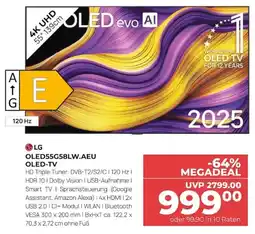 Hirsch und Ille LG OLED55G58LW.AEU OLED-TV Angebot