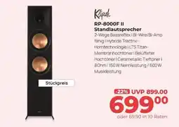 Hirsch und Ille Klipsch RP-8000F II Standlautsprecher Angebot