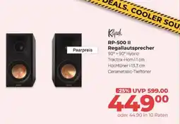 Hirsch und Ille Klipsch RP-500 II Regallautsprecher Angebot