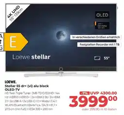 Hirsch und Ille LOEWE. Stellar 55 dr+ (vi) alu black OLED-TV Angebot