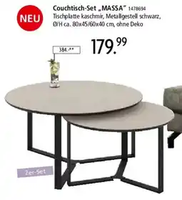 Zurbrüggen Couchtisch-Set ,,MASSA" Angebot