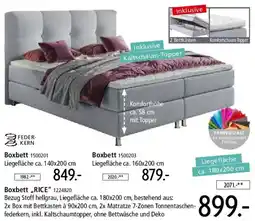 Zurbrüggen Boxbett „RICE" Angebot