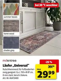 Hagebau mdentree Läufer „Universal“ Angebot