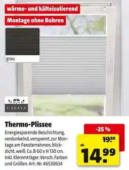 Hagebau Thermo-Plissee CASAYA Angebot