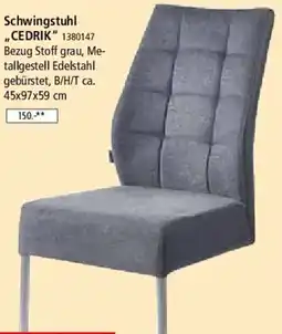 Zurbrüggen Schwingstuhl ,,CEDRIK" Angebot