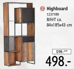 Zurbrüggen Highboard Angebot
