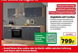 Hagebau Singleküche mit E-Geräten Angebot