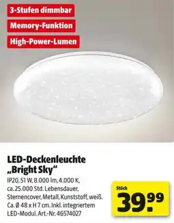 Hagebau LED-Deckenleuchte „Bright Sky“ Angebot