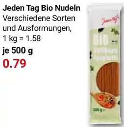 Globus Jeden Tag Bio Nudeln Angebot