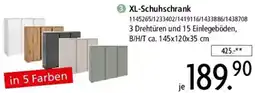 Zurbrüggen XL-Schuhschrank Angebot