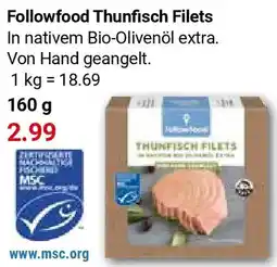 Globus Followfood Thunfisch Filets Angebot