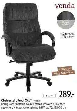Zurbrüggen Venda Chefsessel ,,Fredi XXL" Angebot
