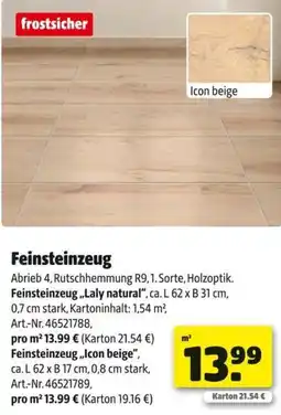 Hagebau Feinsteinzeug Icon beige Angebot