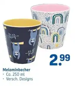 Rossmann Melaminbecher Angebot