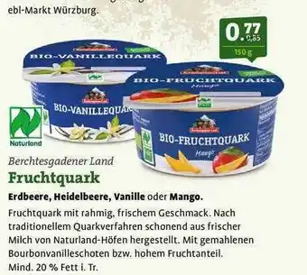 Ebl Naturkost Berchtesgadener Land Fruchtquark Angebot