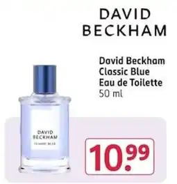 Rossmann David Beckham Classic Blue Eau de Toilette Angebot