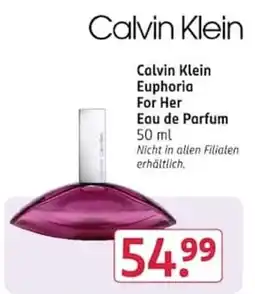 Rossmann Calvin Klein Euphoria For Her Eau de Parfum Angebot