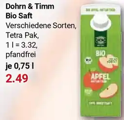 Globus Dohrn & Timm Bio Saft Angebot