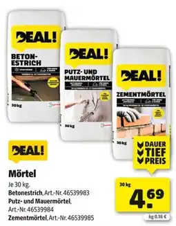 Hagebau DEAL! Mörtel Angebot