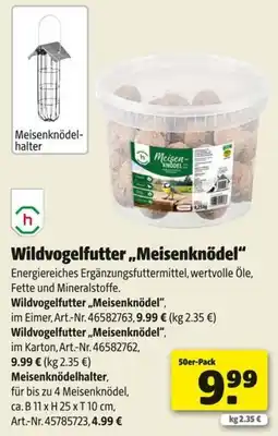 Hagebau Wildvogelfutter „Meisenknödel“ Angebot