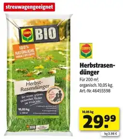 Hagebau COMPO BIO Herbstrasendünger Angebot