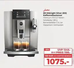 Hirsch und Ille jura E8 Midnight Silver (ED) Kaffeevollautomat Angebot