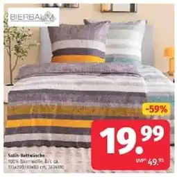 Segmüller Satin-Bettwäsche BIERBAUM Angebot
